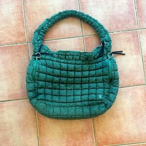 Free People Green Quilted Women's Bag